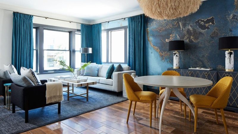 10 Duck Blue Living Room Decorating Ideas