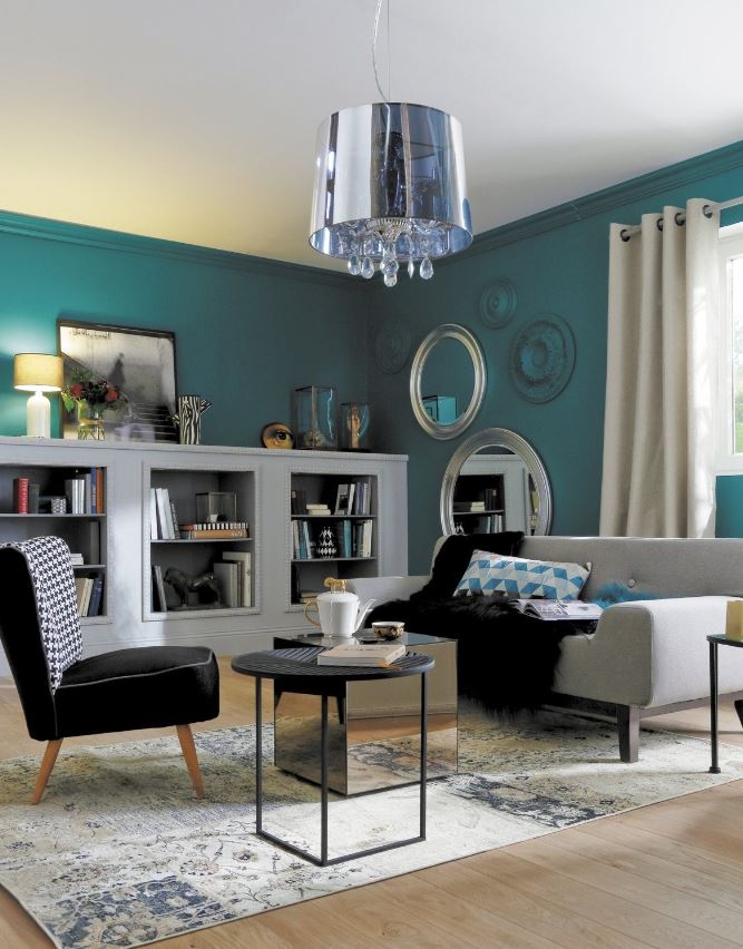 Duck Blue Living Room Ideas