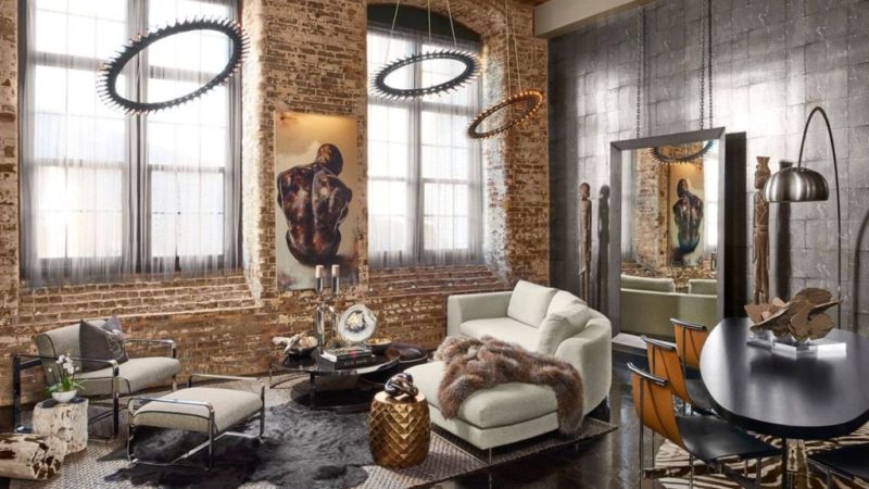 10 Industrial Living Room Decor Ideas